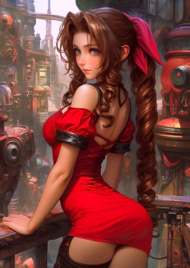 Aerith Gainsborough in Midgar