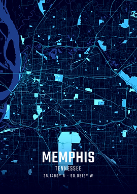 Memphis Midnight City Map