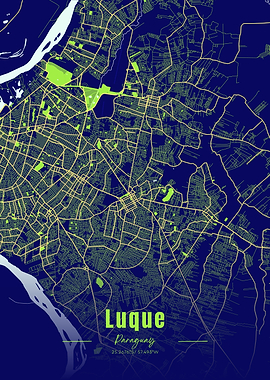 Luque, Paraguay City Map
