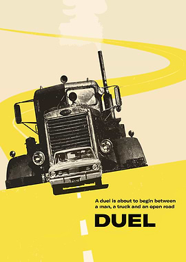 Duel Movie Poster Art