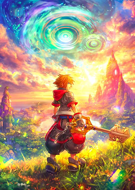 Kingdom Hearts Sora Landscape