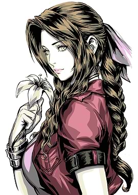 Aerith Gainsborough with Lily