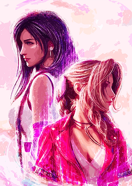 Tifa and Aerith Portrait