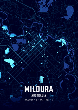 Mildura Midnight City Map
