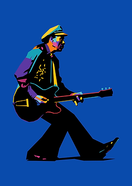 Rock Star Pop Art Illustration
