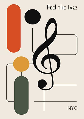 Feel the Jazz - Abstract Music Art