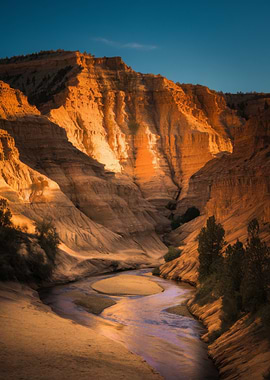Canyon River Landscape