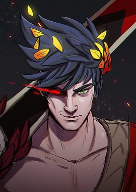 Zagreus Portrait from Hades Game