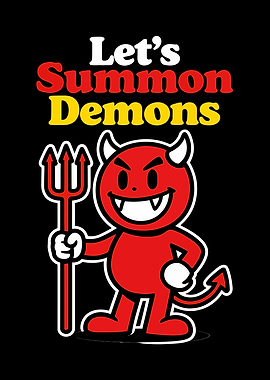 Let's Summon Demons Cartoon Devil