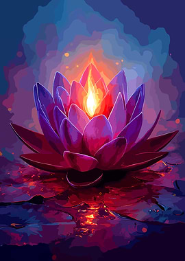 The Heart-Flame of the Lotus