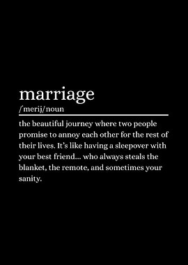 Marriage Definition Funny Quote