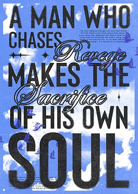 Revenge and Sacrifice Text Art