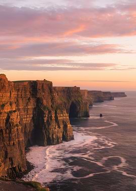 Cliffs of Moher at Sunset