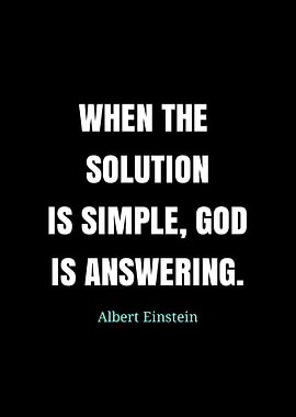 Simple Solution, God is Answering