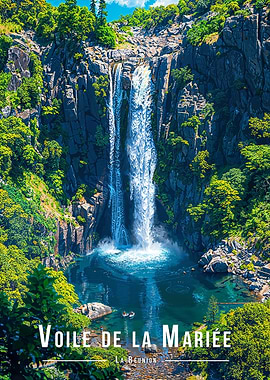 Voile de la Mariée Waterfall, La Reunion