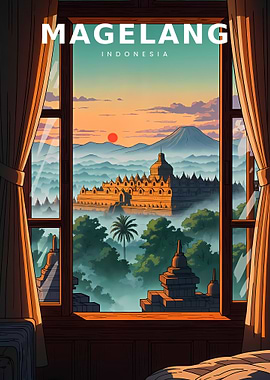 Borobudur From the Quiet Window