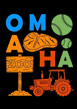 Omaha Nebraska Souvenir Men Visiting Omaha