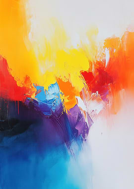 Abstract Colorful Painting