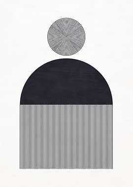 Minimalist Geometric Composition