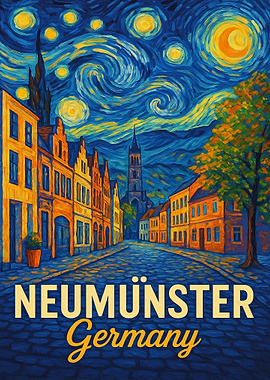 Neumünster, Germany - Starry Night Style