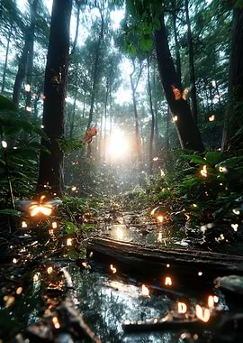 Glowing Forest