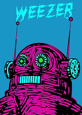 Weezer Robot Pop Art