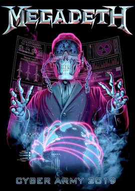 Megadeth Cyber Army 2019 Artwork