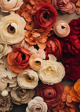 Floral Ranunculus Flowers