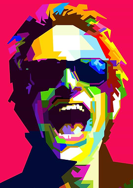 Vinyl Records Classic Rock Star Pop Art