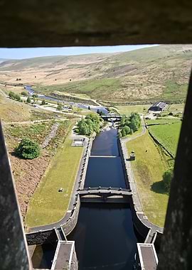Looking Down The Dam