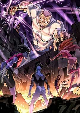 Invincible Comic Book Action Scene