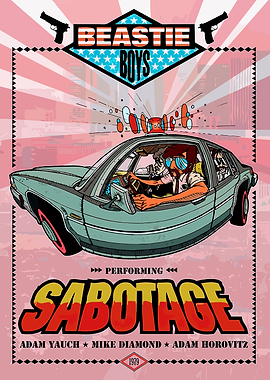 Beastie Boys Sabotage Album Cover Art