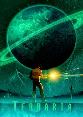 Terraria: Cowboy vs. Alien Planet