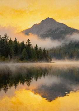 Mountain Lake Sunrise