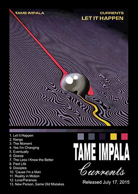Tame Impala - Currents Album Art