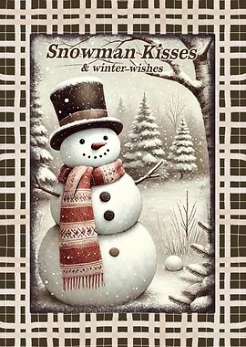 Snowman Kisses & Winter Wishes