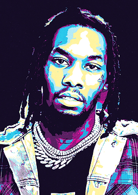 Offset Portrait Pop Art