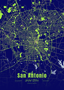 San Antonio City Map