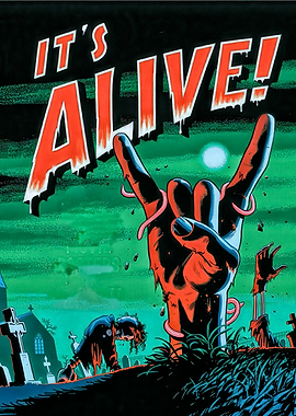 It's Alive! Zombie Rock Hand