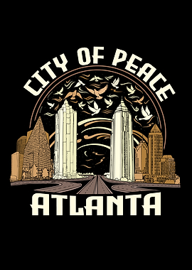 City Of Peace Atlanta Souvenir Men Women Georgia Atlanta
