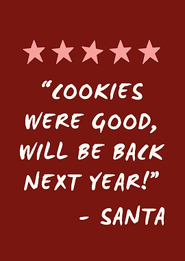 Funny Christmas Santa's Cookie Review