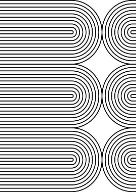 Abstract Black and White Pattern