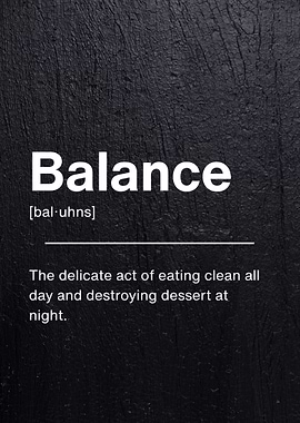 Balance Definitions