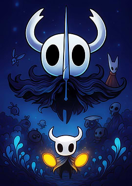 Hollow Knight Game Illustration