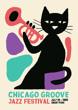 Chicago Groove Jazz Festival Poster