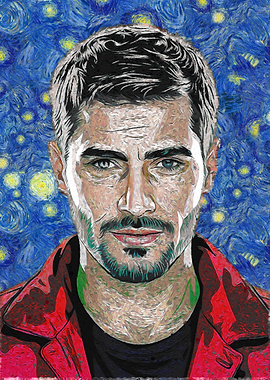 Man Portrait in Van Gogh Style