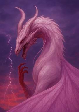 Dragon in Stormy Weather