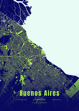 Buenos Aires Map - Argentina