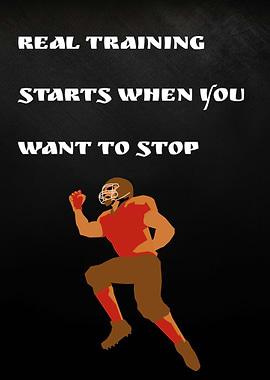 Real Training Football Motivation