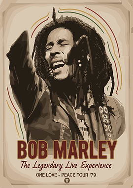 Bob Marley Live Experience Poster